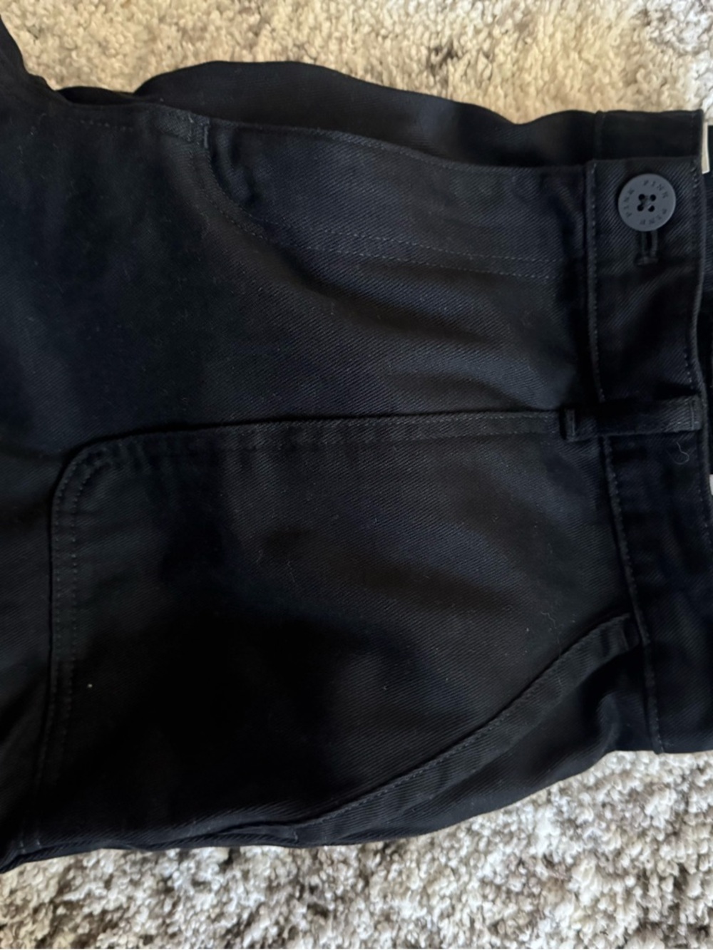 Black Mid-Waist Pants